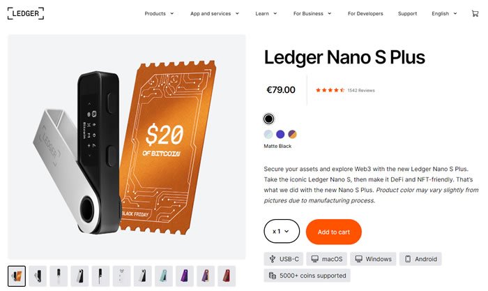 Ledger Nano S Plus